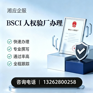 宁波BSCI人权验厂申请服务