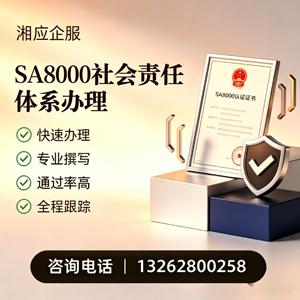 宁波SA8000社会责任体系认证服务