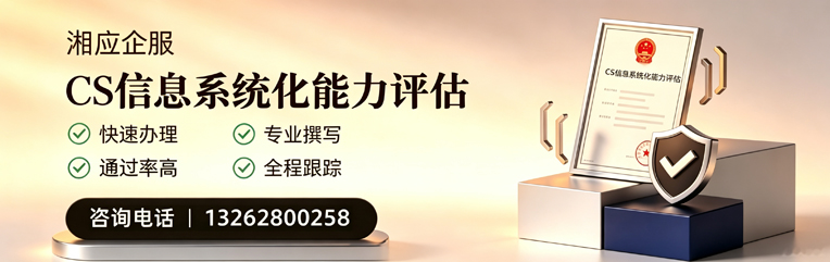 宁波CS信息系统化能力评估申报服务